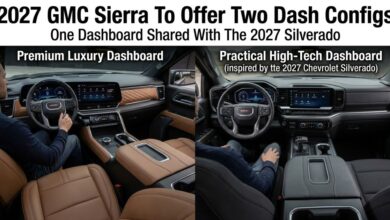 2027 GMC Sierra To Offer Two Dash Configs(২০২৭ জিএমসি সিয়েরা দুটি ড্যাশ কনফিগারেশন)