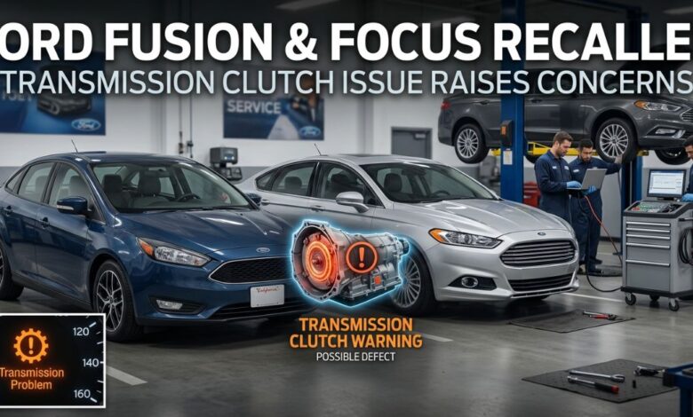 Ford Fusion, Focus Recalled Over Transmission Clutch Issue(ট্রান্সমিশন ক্লাচ সমস্যার কারণে ফোর্ড ফিউশন ও ফোকাস রিকল করা হয়েছে।)